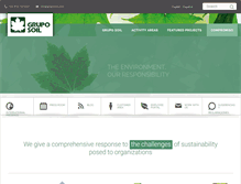 Tablet Screenshot of gruposoil.com